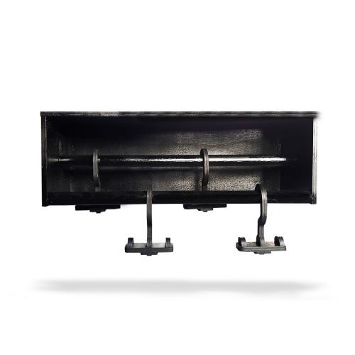 Ahşap Çanta Askılığı Siyah Küçük - Halkkitabevi