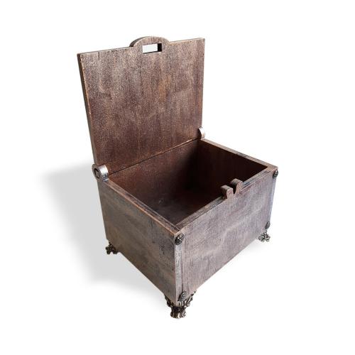 Ahşap, Kapaklı Kutu, Payitaht Ayaklı, Bakır