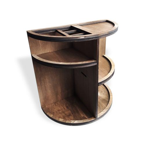 Ahşap Makyaj Standı & Çok Amaçlı Organizer - Halkkitabevi