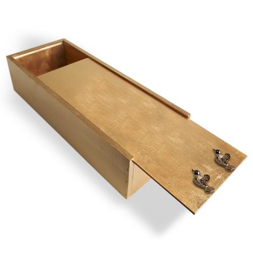 Ahşap, Sürgülü Kutu, Altın