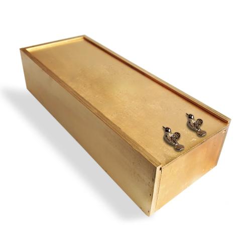 Ahşap, Sürgülü Kutu, Altın - Halkkitabevi