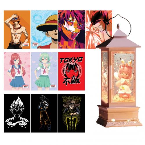 Anime Defterler 9'lu Set ve Orman Perisi Gece Lambası - Halkkitabevi