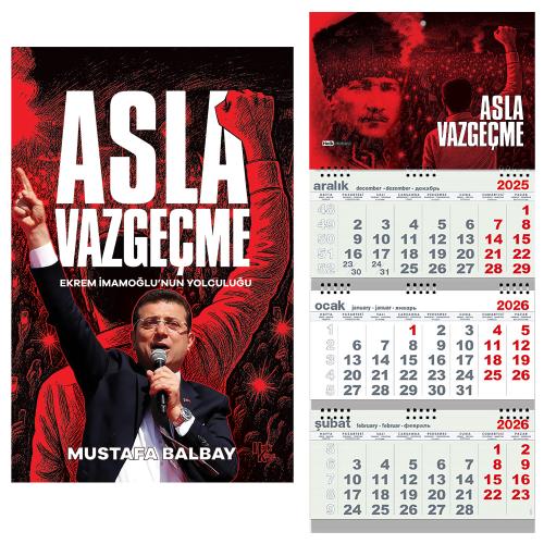 Asla Vazgeçme ve Gemici Duvar Takvimi-AV