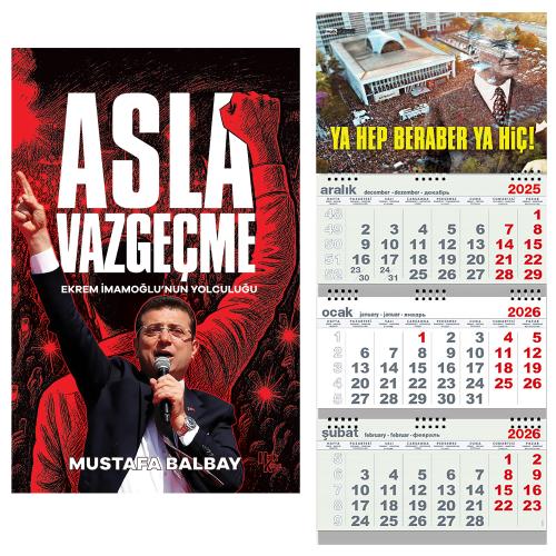 Asla Vazgeçme ve Gemici Duvar Takvimi-YHBYH