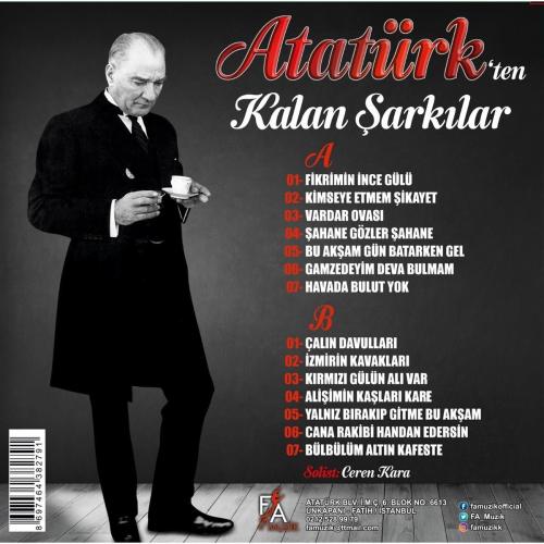 Atatürk'ten Kalan Şarkılar - Solist: Ceren Kara (Plak) - Halkkitabevi