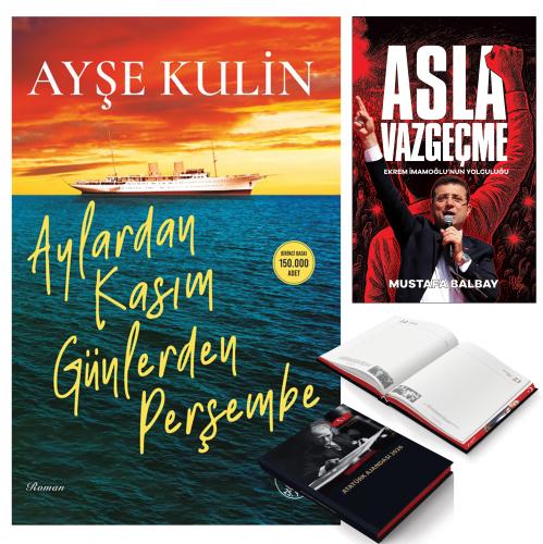 Aylardan Kasım Günlerden Perşembe ve Asla Vazgeçme - Ciltli 2026 Ajanda