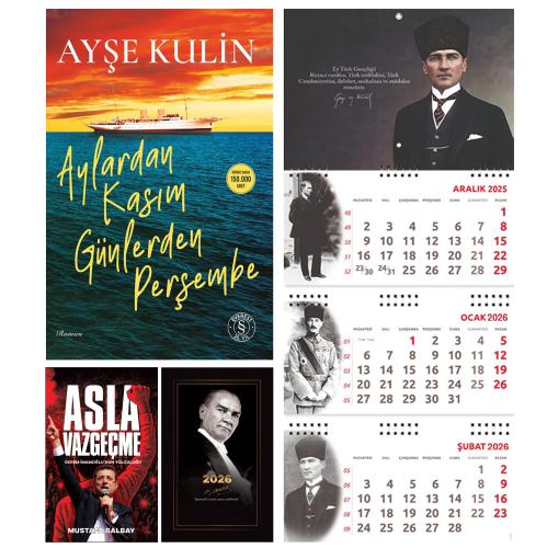 Aylardan Kasım Günlerden Perşembe ve Asla Vazgeçme - Gazi Paşa Ajanda - Gazi Duvar Takvimi