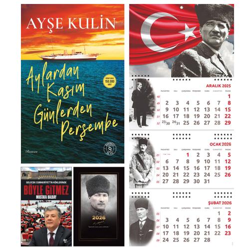 Aylardan Kasım Günlerden Perşembe ve Böyle Gitmez - Komutan Ajanda - Ayyıldız Duvar Takvimi