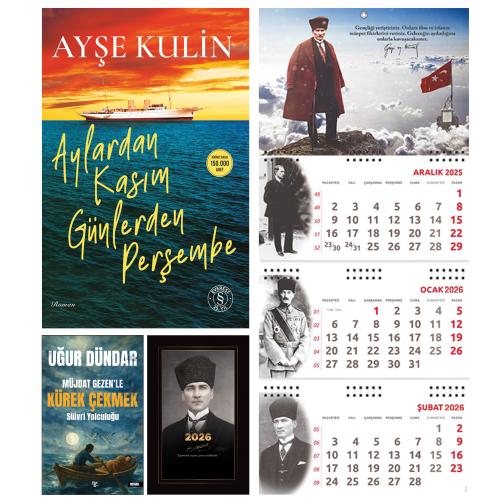 Aylardan Kasım Günlerden Perşembe ve Müjdat Gezenle Kürek Çekmek - Kalpaklı Ajanda - Sakarya Duvar Takvimi