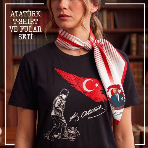 Ayyıldız Kocatepe T-shirt ve Atatürk Bayrak Fular
