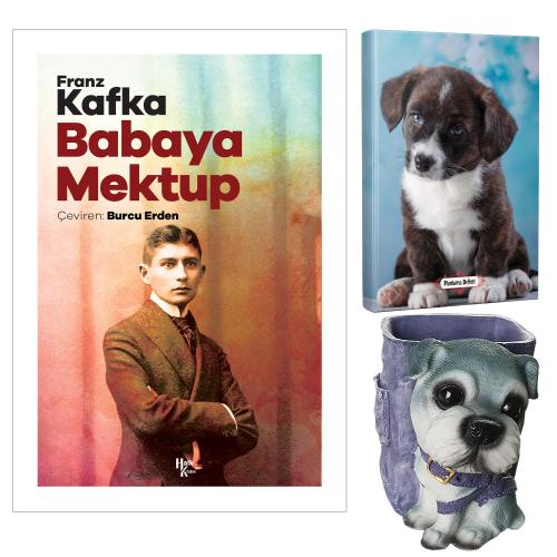 Babaya Mektup - Franz Kafka ve Dekoratif Köpek Kalemlik - Minik Arkadaş Planlama Defteri