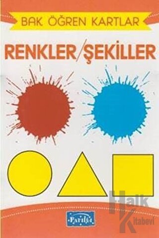 Bak Öğren Kartlar - Renkler Şekille - Halkkitabevi