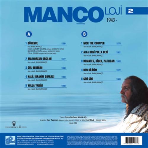 Barış Manço - Mançoloji Vol.2 (Plak) - Halkkitabevi