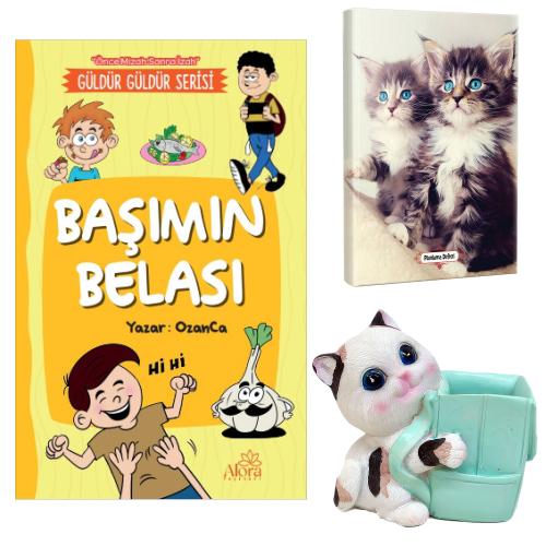 Başımın Belası - Maviş Kediler Planlama Defteri ve Sevimli Kedi Kalemlik