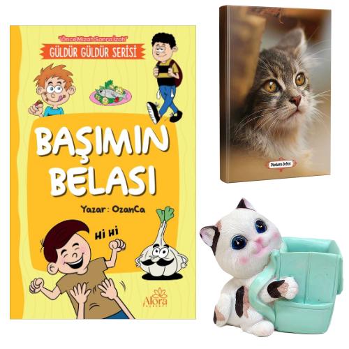 Başımın Belası - Mini Kedi Planlama Defteri ve Sevimli Kedi Kalemlik