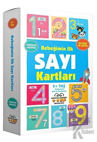 Bebeğimin İlk Sayı Kartları - Halkkitabevi