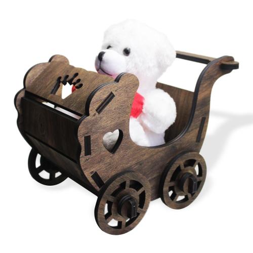 Bebek Arabası Ahşap Çiçeklik - Halkkitabevi