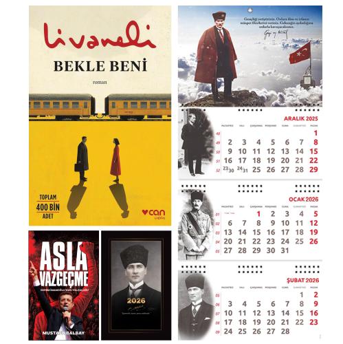 Bekle Beni ve Asla Vazgeçme - Kalpaklı Ajanda - Sakarya Duvar Takvimi