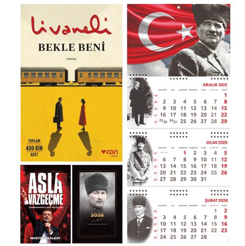 Bekle Beni ve Asla Vazgeçme - Komutan Ajanda - Ayyıldız Duvar Takvimi