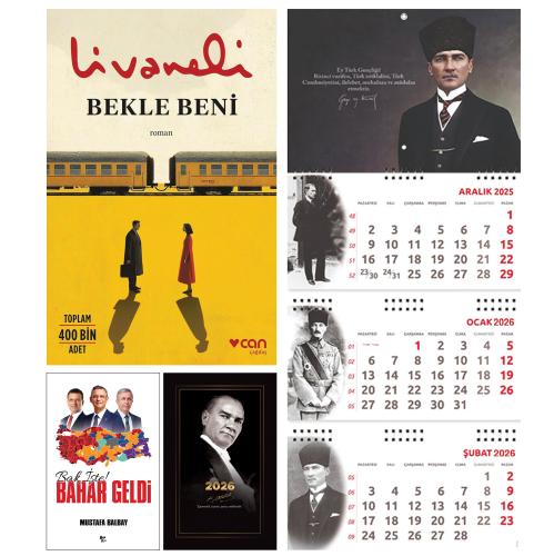 Bekle Beni ve Bak İşte bahar Geldi - Gazi Paşa Ajanda - Gazi Duvar Takvimi