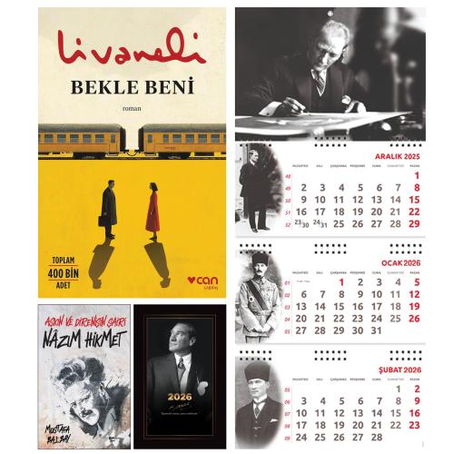 Bekle Beni ve Nazım Hikmet - İstikbal Ajanda - İmza Duvar Takvimi