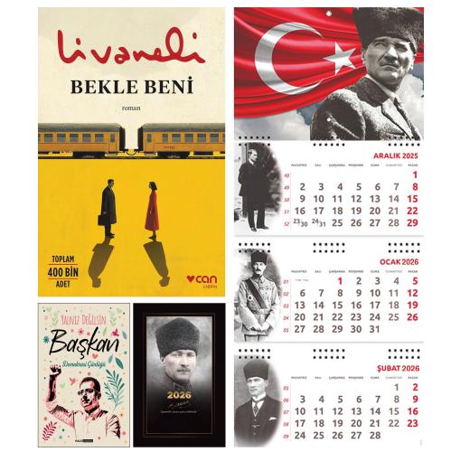 Bekle Beni ve Yalnız Değilsin Başkan - Komutan Ajanda - Ayyıldız Duvar Takvimi