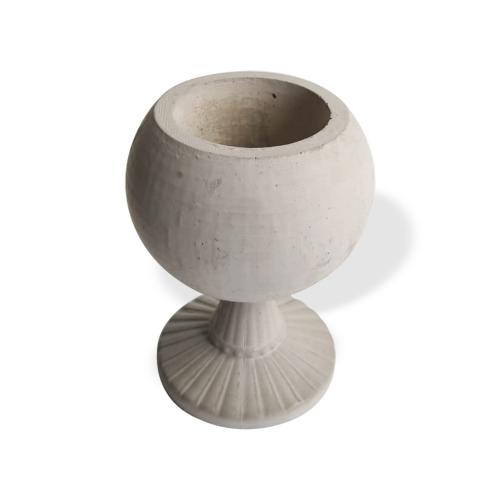 Beton Kadeh Saksı Küre, Büyük - Halkkitabevi