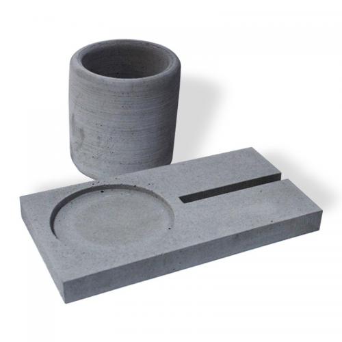 Beton Kalemlik ve Telefon Tutacağı - Halkkitabevi