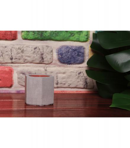 Küçük Altıgen Beton Saksı - Halkkitabevi