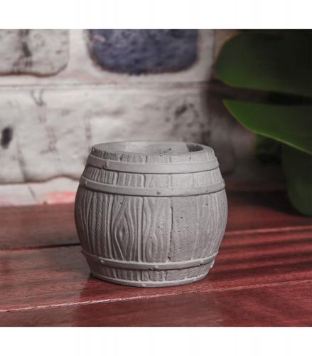 Fıçı Beton Saksı - Halkkitabevi