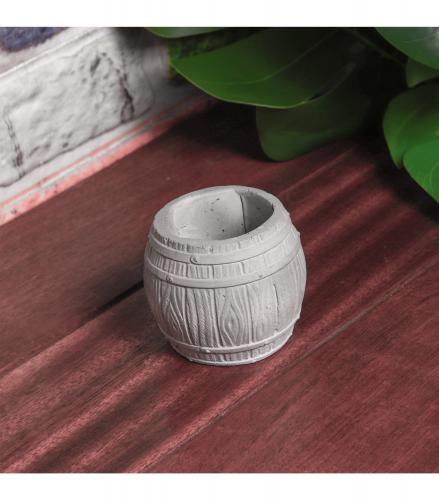 Fıçı Beton Saksı - Halkkitabevi