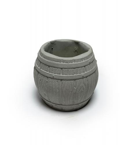 Fıçı Beton Saksı - Halkkitabevi