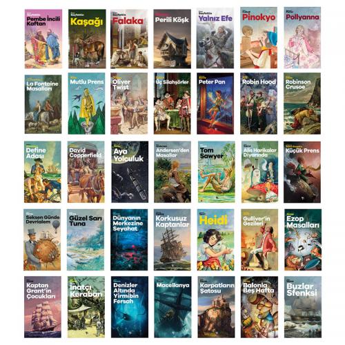 Büyük Çocuk Klasikleri Seti - 35 Kitap