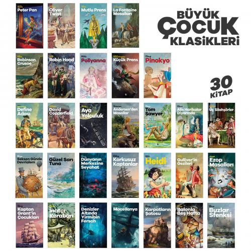Büyük Çocuk Klasikleri Seti - 30 Kitap - Halkkitabevi