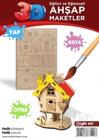 Cadı Evi Ahşap Maket - Halkkitabevi