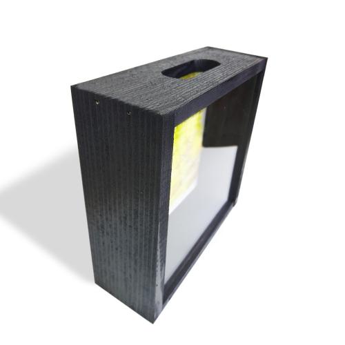 Camlı Ahşap Kumbara Kalpaklı Atatürk "Siyah" - Halkkitabevi