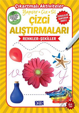 Çizgi Alıştırmaları : Renkler - Şekiller (4 Yaş)