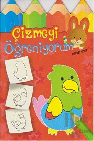 Çizmeyi Öğreniyorum - Kırmızı Kitap - Halkkitabevi