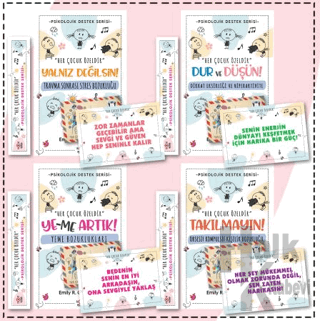 Çocuklar İçin Psikoloik Destek Serisi 4 Kitap (Set 1)