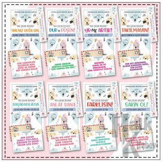 Çocuklar İçin Psikoloik Destek Serisi 8 Kitap