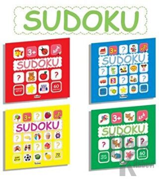 Çocuklar İçin Sudoku Seti - 4 Kitap Takım - Halkkitabevi