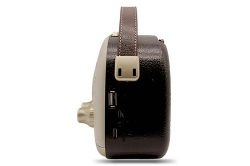 Crownwell Taşınabilir Bluetooth Retro Radyo Arizona Serisi / Grey - Ha