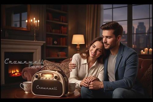 Crownwell Taşınabilir Bluetooth Retro Radyo Arizona Serisi Krem - Halk