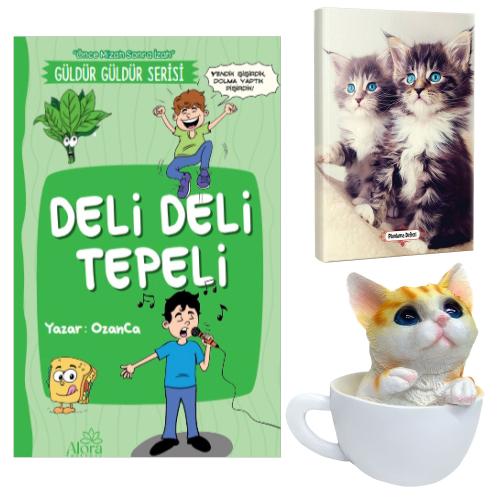 Deli Deli Tepeli - Maviş Kediler Planlama Defteri ve Fincanda Kedi Kumbara