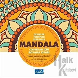 Desenler Tezhipler Şekillerle Mandala - Sarı Kitap - Halkkitabevi