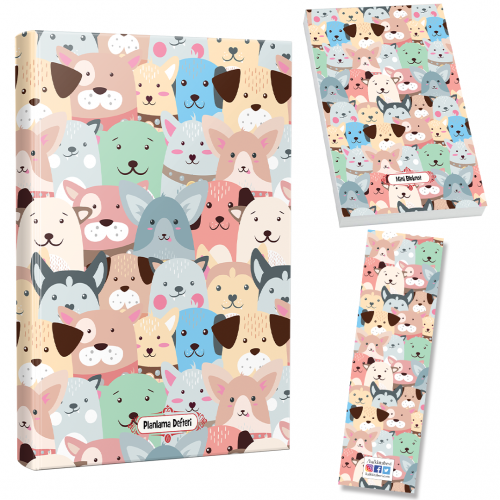 Dost Patiler Planlama Defteri-Bloknot-Ayraç Seti - Halkkitabevi