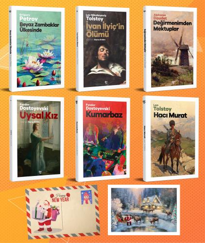 Dünya Klasikleri Altılı Set - 6 ve Kartpostal - Halkkitabevi