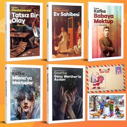 Dünya Klasikleri Beşli Set - 1 ve Kartpostal - Halkkitabevi