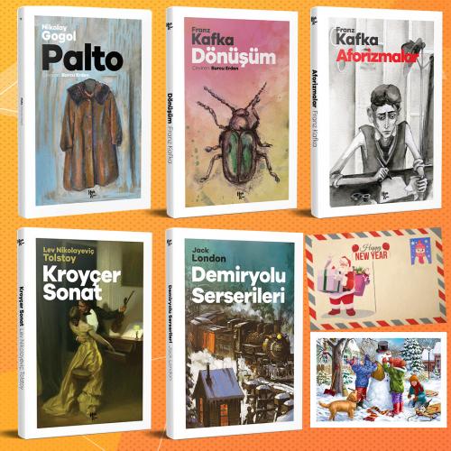 Dünya Klasikleri Beşli Set - 3 ve Kartpostal - Halkkitabevi
