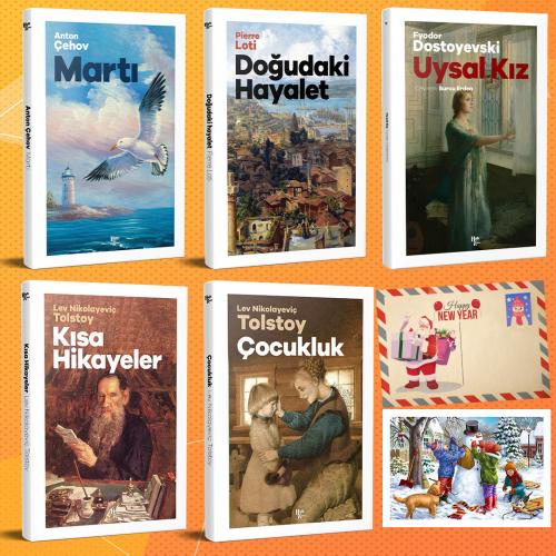 Dünya Klasikleri Beşli Set - 4 ve Kartpostal - Halkkitabevi